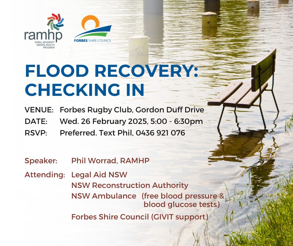 Flood recovery check in